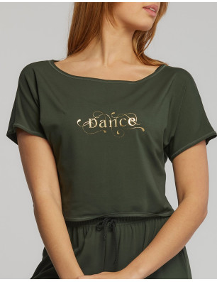 T-Shirt Court Danse - AGILE ARABESQUE Temps Danse - FAME La Maison De La Danse