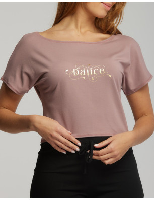 T-Shirt Court Danse - AGILE ARABESQUE Temps Danse - FAME La Maison De La Danse