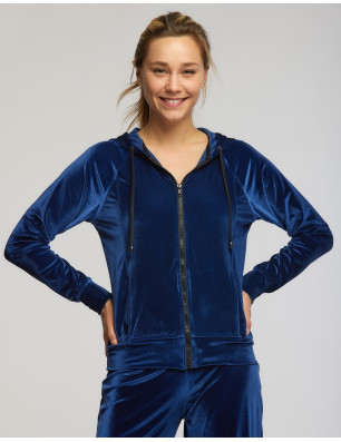 Veste velours à Capuche - NESS TEMPS DANSE - FAME LA MAISON DE LA DANSE
