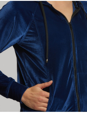 Veste velours à Capuche - NESS TEMPS DANSE - FAME LA MAISON DE LA DANSE