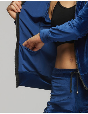 Veste velours à Capuche - NESS TEMPS DANSE - FAME LA MAISON DE LA DANSE