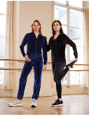 Veste velours à Capuche - NESS TEMPS DANSE - FAME LA MAISON DE LA DANSE
