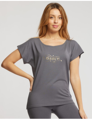 T-Shirt Danse - ALBANE ARABESQUE Temps Danse - FAME La Maison De La Danse
