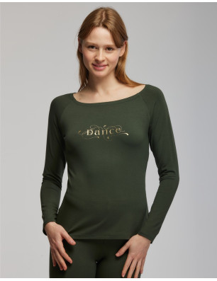 T-Shirt de Danse Manches Longues - AMANA ARABESQUE Temps Danse - FAME LA MAISON DE LA DANSE