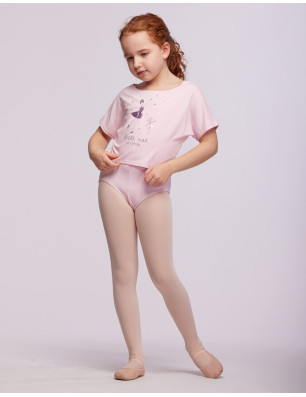 T-SHIRT COURT DANSE FILLE - AGILE JR OPERA Temps Danse - FAME LA MAISON DE LA DANSE