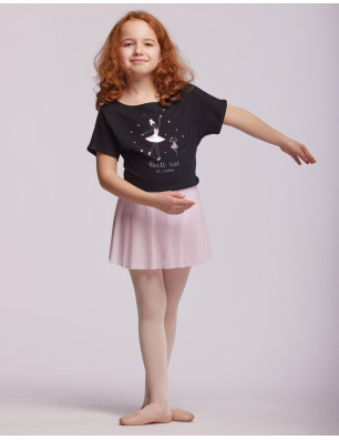 T-SHIRT COURT DANSE FILLE - AGILE JR OPERA Temps Danse - FAME LA MAISON DE LA DANSE