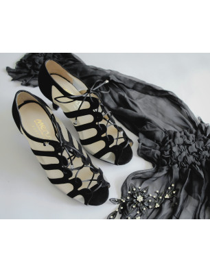 Chaussures Noires - Merlet SYA 1404-001 - FAME LA MAISON DE LA DANSE