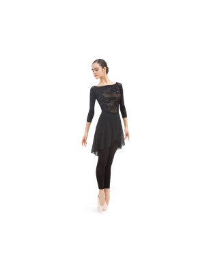 Top manches longues en dentelle Rosace Repetto D0686 - FAME La Maison De La Danse