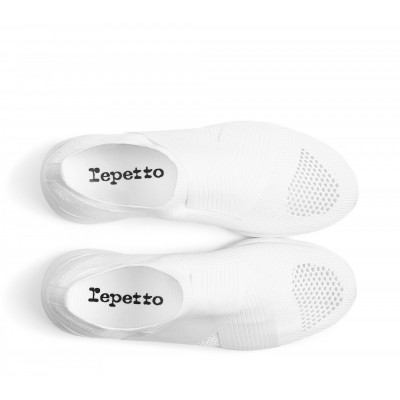 Dance sneakers Blanches REPETTO V072R - FAME LA MAISON DE LA DANSE