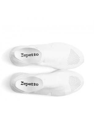 Dance sneakers Blanches REPETTO V072R - FAME LA MAISON DE LA DANSE