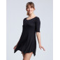 Robe Tunique Noire BAKIS - Temps Danse