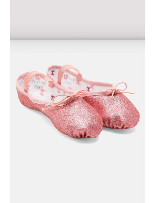 Demi-pointes Pailletés Bloch S0225GG - Ballerines Glitterdust pour fille - Chaussons de danse pailletés