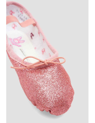 Demi-pointes Pailletés Bloch S0225GG - Ballerines Glitterdust pour fille - Chaussons de danse pailletés