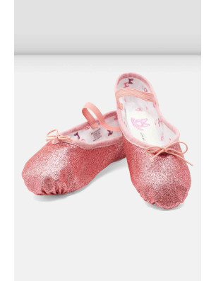 Demi-pointes Pailletés Bloch S0225GG - Ballerines Glitterdust pour fille - Chaussons de danse pailletés