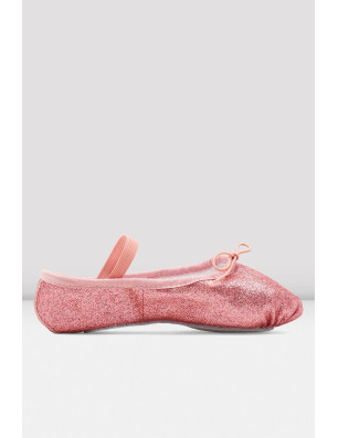 Demi-pointes Pailletés Bloch S0225GG - Ballerines Glitterdust pour fille - Chaussons de danse pailletés