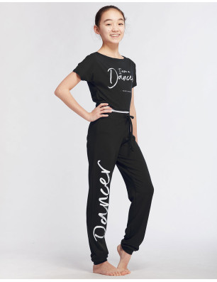 Pantalon De Danse Enfant NOIR - AFFETTO JR IAM Temps Danse - FAME La Maison De La Danse