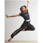 T-Shirt Court Danse NOIR - AGILE I AM