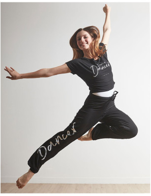 T-Shirt Court Danse - AGILE I AM Temps Danse - FAME La Maison De La Danse