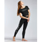 T-Shirt Court Danse NOIR - AGILE I AM