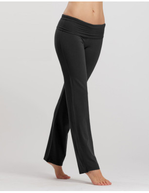 Pantalon Droit Viscose Noir - APACHE Temps Danse - FAME La Maison De La Danse