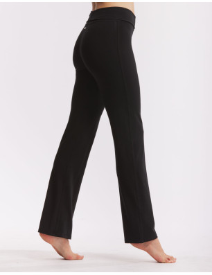 Pantalon Droit Viscose Noir - APACHE Temps Danse - FAME La Maison De La Danse