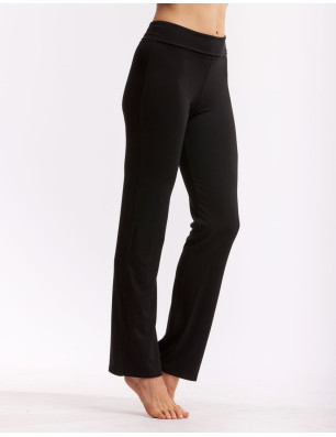 Pantalon Droit Viscose Noir - APACHE Temps Danse - FAME La Maison De La Danse