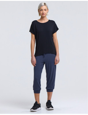 T-shirt Femme Bamboo noir - BADINE - Temps Danse - FAME LA MAISON DE LA DANSE