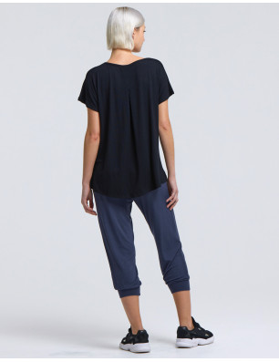 T-shirt Femme Bamboo noir - BADINE - Temps Danse - FAME LA MAISON DE LA DANSE