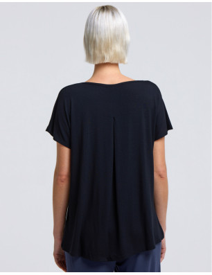 T-shirt Femme Bamboo noir - BADINE - Temps Danse - FAME LA MAISON DE LA DANSE