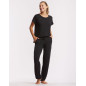 T-shirt Bamboo noir - BADINE