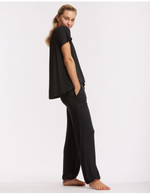 T-shirt Femme Bamboo noir - BADINE - Temps Danse - FAME LA MAISON DE LA DANSE