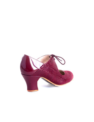 Chaussures de danse flamenco M69 Arty Bordeaux Begoña Cervera - FAME La Maison De La Danse