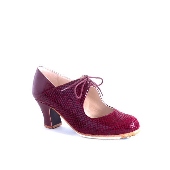 Chaussures de danse flamenco M69 Arty Bordeaux Begoña Cervera - FAME La Maison De La Danse