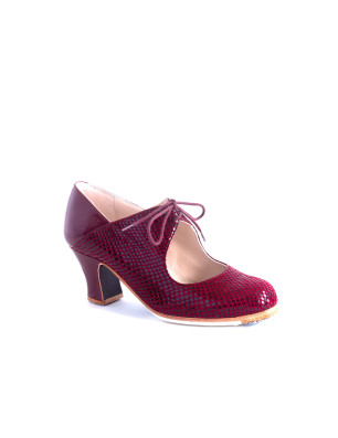 Chaussures de danse flamenco M69 Arty Bordeaux Begoña Cervera - FAME La Maison De La Danse
