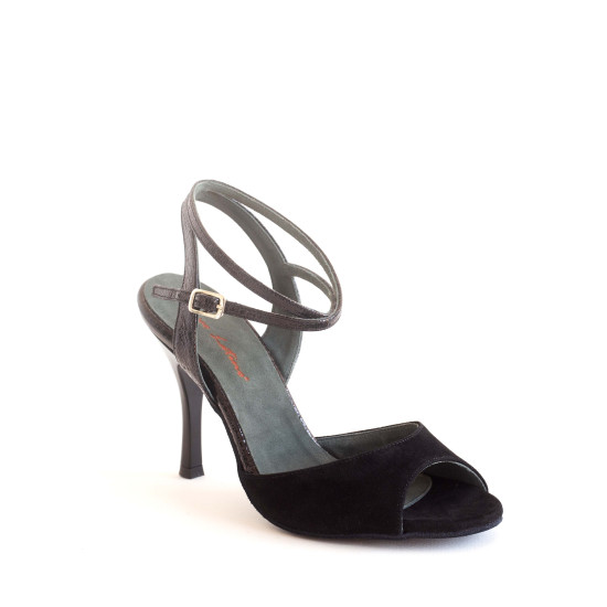 Chaussures ELSA noires Rosso Latino - FAME LA MAISON DE LA DANSE