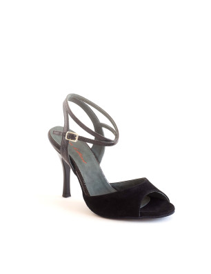 Chaussures ELSA noires Rosso Latino - FAME LA MAISON DE LA DANSE