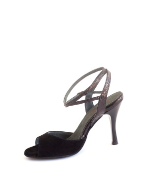 Chaussures ELSA noires Rosso Latino - FAME LA MAISON DE LA DANSE