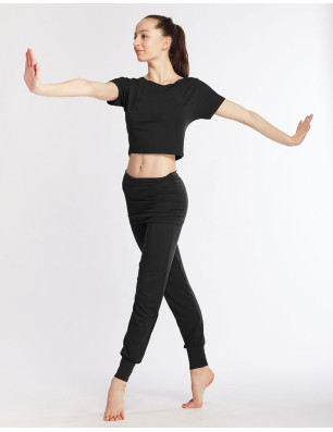Crop top Agile Jr avec logo Studio Danse Caroline Alonso