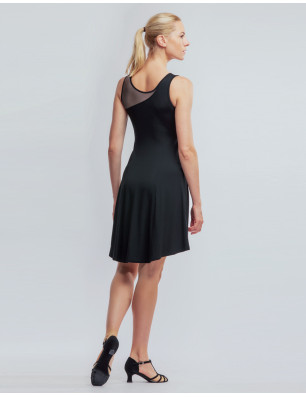Robe de danse noire avec tulle - DORIA Temps Danse - FAME LA MAISON DE LA DANSE