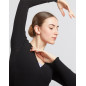 Pull Cache-Coeur NOIR - JOYCE TD