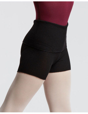 Short noir D'Échauffement En Maille - JORDAN Temps Danse - FAME La Maison De La Danse