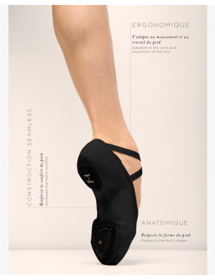 Demi-pointes Noir Repetto T240  - FAME LA MAISON DE LA DANSE