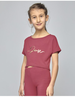 Crop Top Fille AGILE JR RUBAN Temps Danse - FAME LA MAISON DE LA DANSE