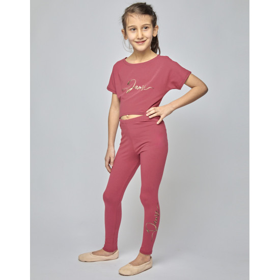 Crop Top Fille AGILE JR RUBAN Temps Danse - FAME LA MAISON DE LA DANSE