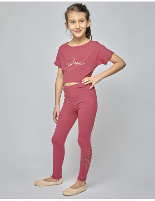 Crop Top Fille AGILE JR RUBAN Temps Danse - FAME LA MAISON DE LA DANSE