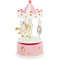 Carrousel musical rose et blanc Ulysse 4113