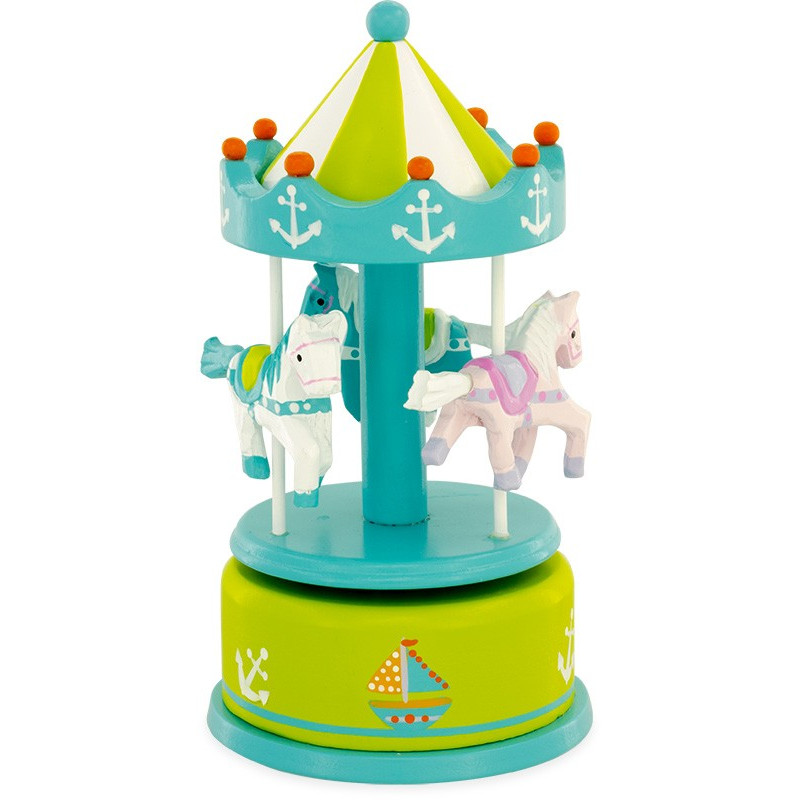 Carrousel musical vert Ulysse 4112
