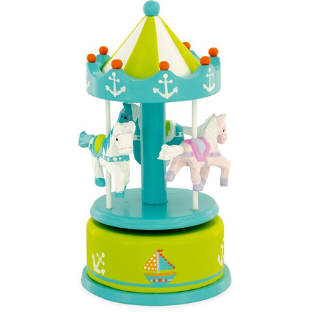 Carrousel musical vert Ulysse 4112 - FAME LA MAISON DE LA DANSE