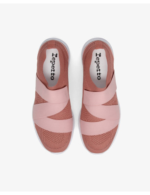 Dance Sneakers ruban Terracotta Repetto V087R - FAME LA MAISON DE LA DANSE