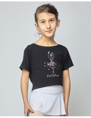 T-shirt danse Fille Temps Danse - Agile JR Papillon - FAME LA MAISON DE LA DANSE